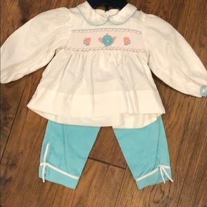 Petit Ami Smocked Outfit